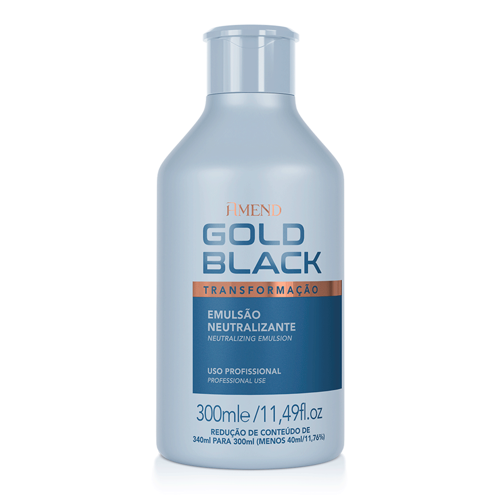 Emulsão Neutralizante Amend Gold Black 300ml image number 0